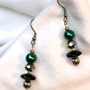 Handmade Earrings with Vintage and Contemporary Elements (E108-4H)
